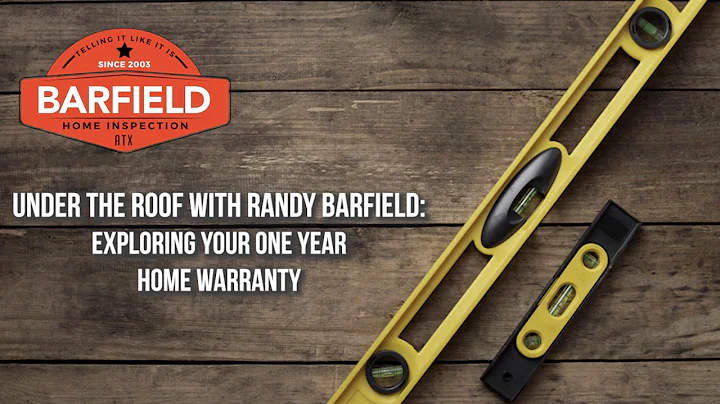 Under the Roof with Randy Barfield: Your One-Year ...