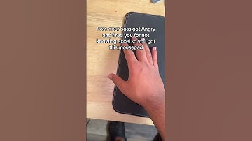 Now she can never get mad #excel #mousepad #office #powerpoint #exceltips