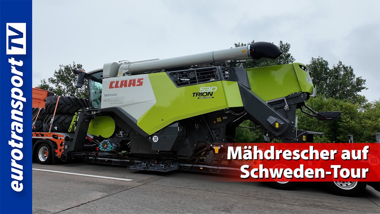 Mit XXL-Mähdrescher nach Schweden – Fehrenkötter on Tour (Teil 1)