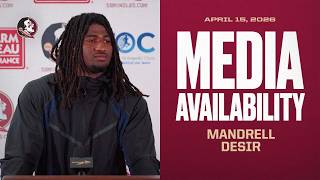 FSU Football | DL Mandrell Desir Post-Practice Media Availability