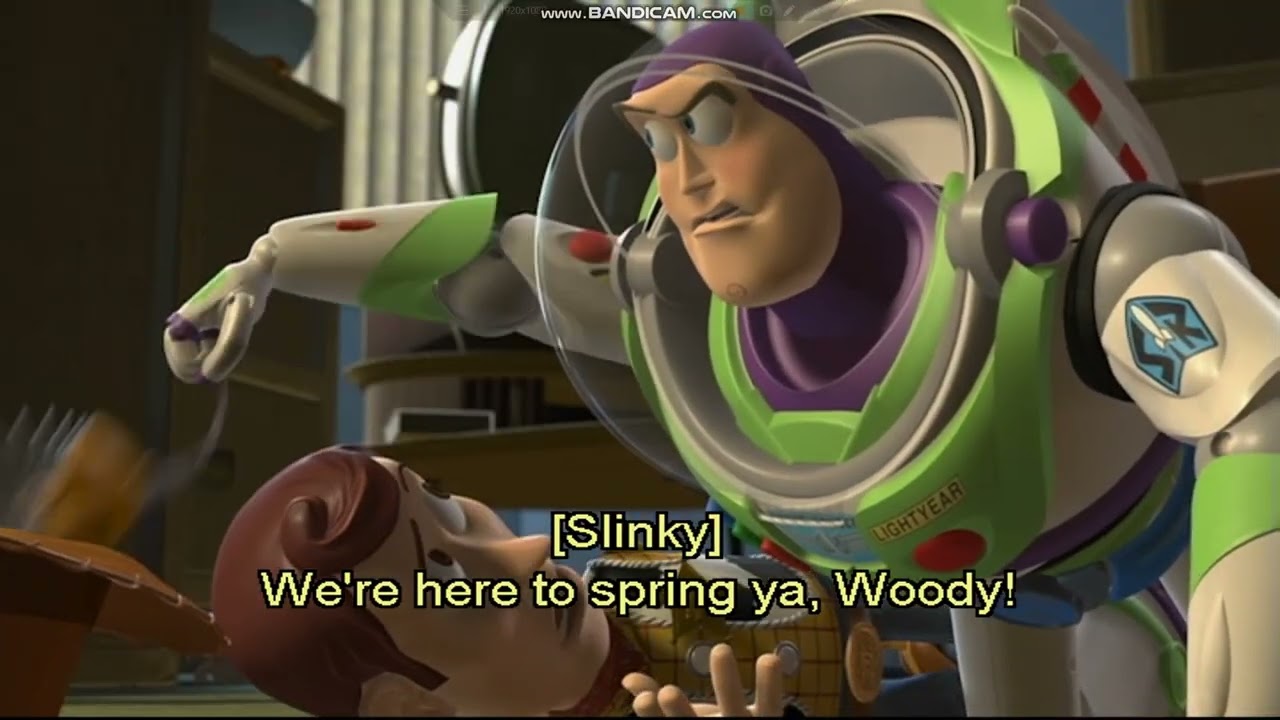 Toy Story 2 (1999) Sheriff Woody / To the Rescue! Scene (Sound 