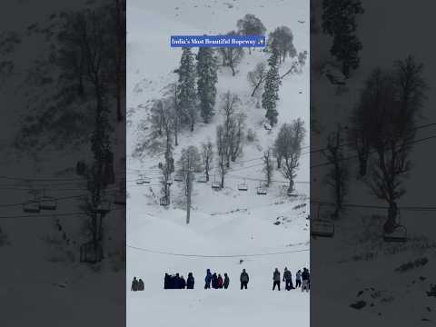 🎿 Gulmarg Ropeway Heaven ❄️ | Kashmir Snow Paradise 😍#Gulmarg #Kashmir #shorts #heaven