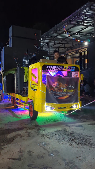 miniatur truck sound system kelas jumbo