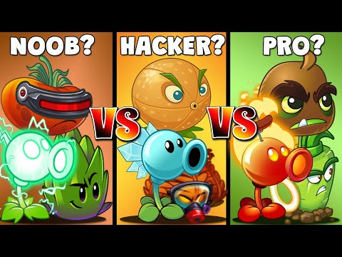 PVZ 2 New Evolution Plants In The Game Plants Vs Zombies 2 - NOOB - PRO -  HACKER 