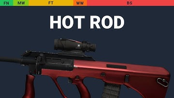 AUG Hot Rod - Skin Float And Wear Preview
