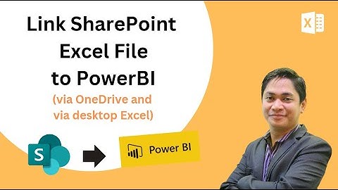 Link SharePoint Excel File to PowerBI