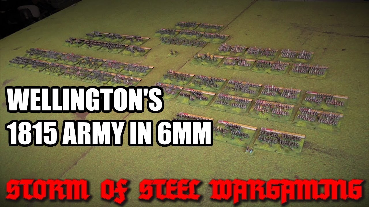 Wellington's Anglo Allied Army of 1815 in 6mm | Storm of Steel Wargaming