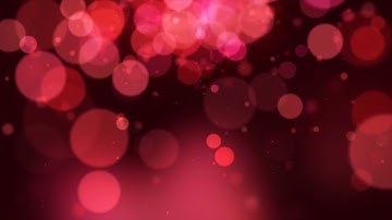 4k video red bokeh particles background HD