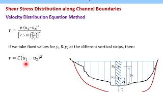 Hydraulics: Shear Stress Distribution in Open Channels