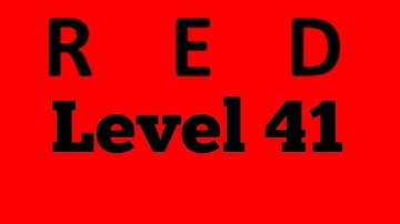Red Level 41 By Bart Bonte Android Walkthrough Solution IOS