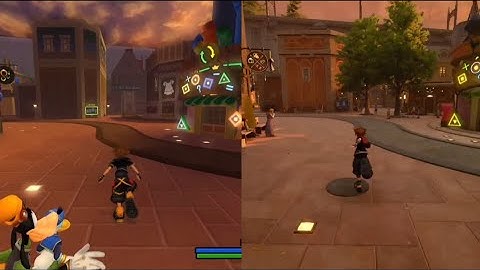 How much faster Sora runs by KH3 compared to KH2? (with side by side) - Kingdom Hearts