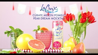 LaCroix Curate Melon Pomelo Pear Dream Mocktail