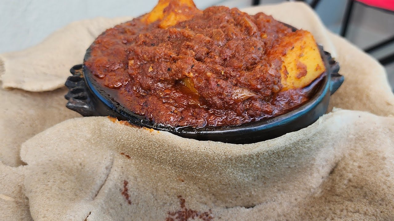 የድንች ቀይ ወጥ አሰራር#ethiopianfood