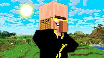 Minecraft NOOB vs PRO : NOOB BUILD VILLAGE INSIDE VILLAGER ! / Animation (100% trolling)