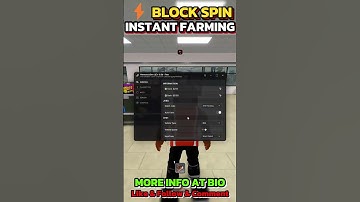 Block Spin Instant Farming ATM 💵 #robloxscript #blockspin #roblox