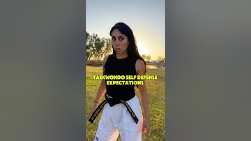 Taekwondo self defense with @victoriastambaugholy #expectationvsreality