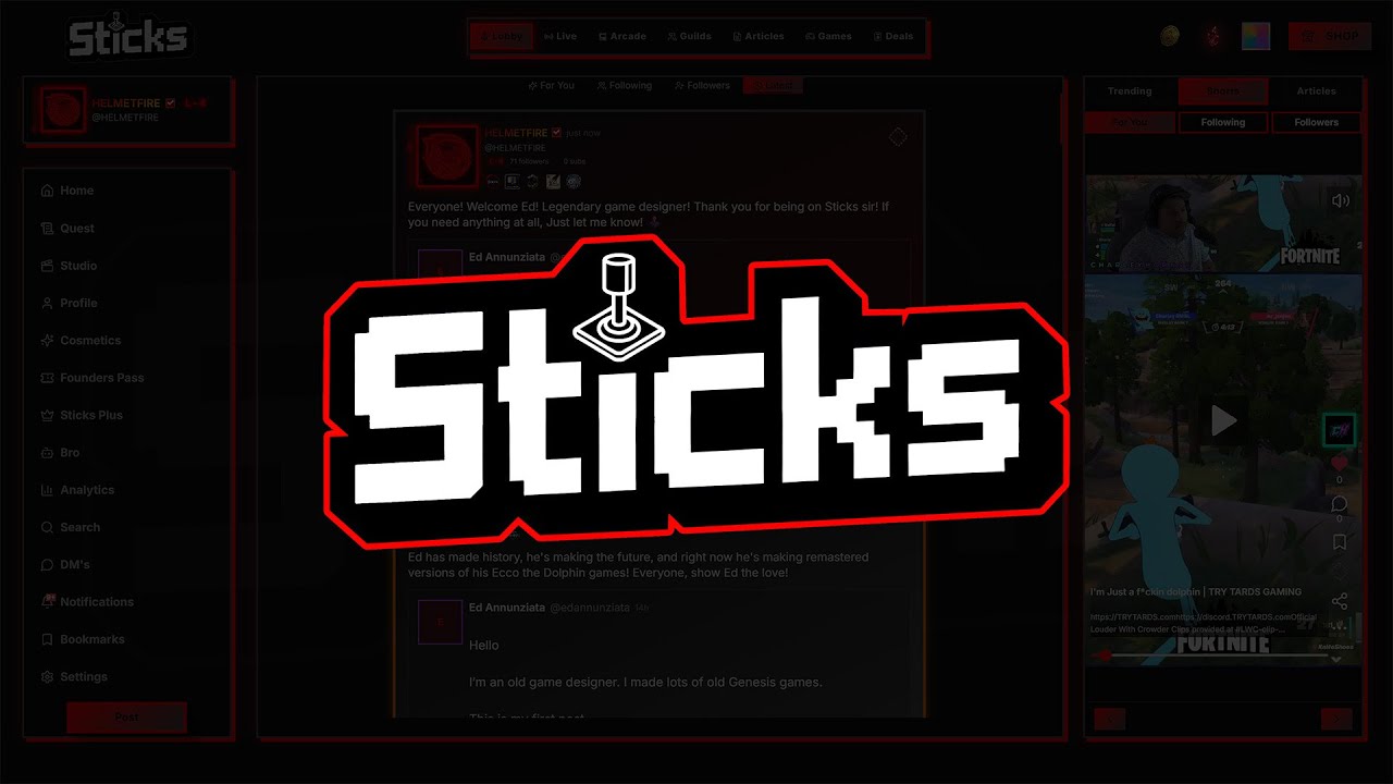🟢STICKS -  DREAMHACK - CHATS - GAMES🟢