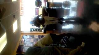 Old lady gets down at metro pcs