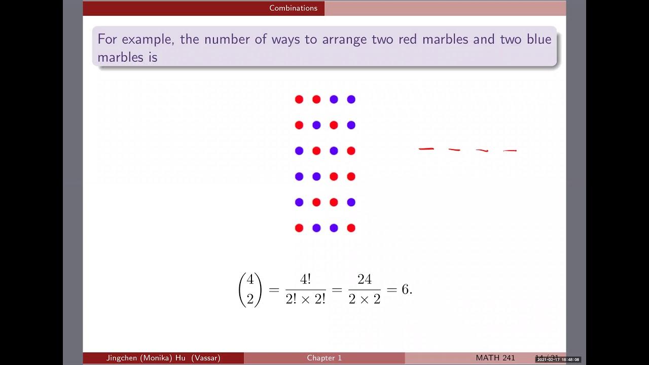 [Chapter 1] 3 Combinations definition YouTube