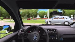 City Car Driving 1.4.1 - Volkswagen Polo Sedan EPIC CRASH