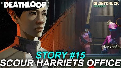 Deathloop - Break The Loop Walktrough 15 - Scour Harriets Office (No Commentary)