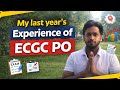 My Last year's Experience Of ECGC PO Exam !! #Ecgcpo2026