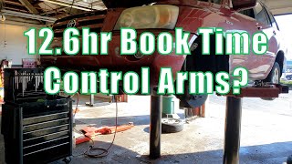 12.6hr Book Time!? - Front Control Arms on Toyota Highlander V6 AWD (OVERVIEW)