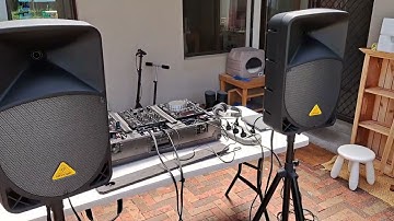 Behringer 12" 1000w PA Speaker test