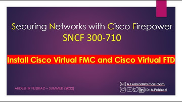 Securing Networks with Cisco Firepower - Installing Cisco Virtual FMC and Cisco Virtual FTD