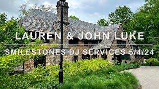 Lauren & John Luke’s Wedding on May 4, 2024 at the Cincinnati Nature Center’s Groesbeck Estate