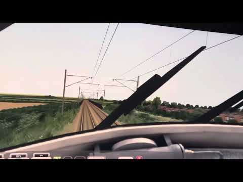 Deltic. ECML. Doncaster to Retford . Cab ride. Train Sim - YouTube
