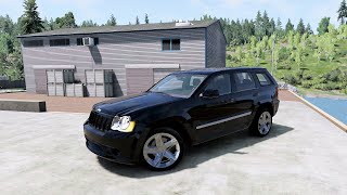BeamNG.drive - Jeep Grand Cherokee SRT8 2006 - Car Show Test Drive Crash . screenshot 1