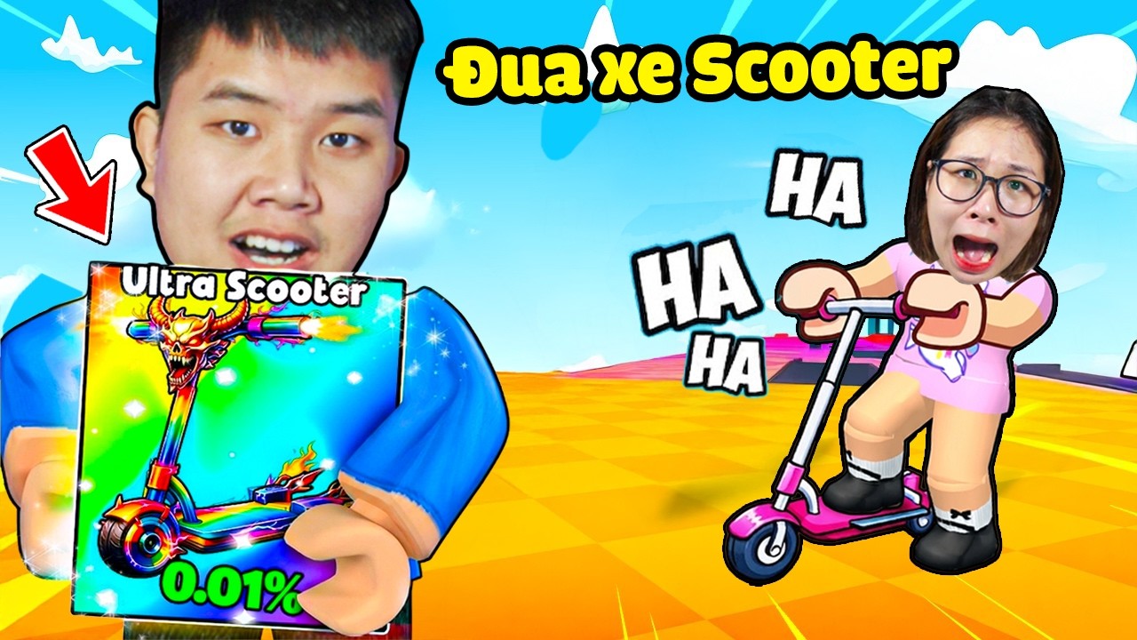 Giả vờ làm người mới chơi đua xe Scooter, sau đó dùng chiếc xe đắt nhất 0,01% !?  bqThanh Troll Ốc
