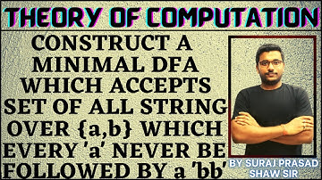 64 theory of computation | dfa construction | minimal dfa on a should never be followed by a bb