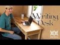 Make a quaint and charming writing desk. Free woodworking plans!