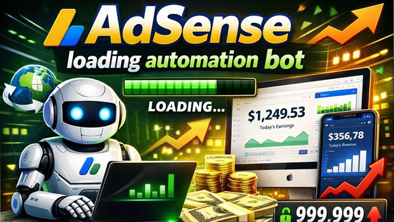 AdSense Loading Automation Bot Unlimited Traffic 2026 || AdSense Loading  Click Bot