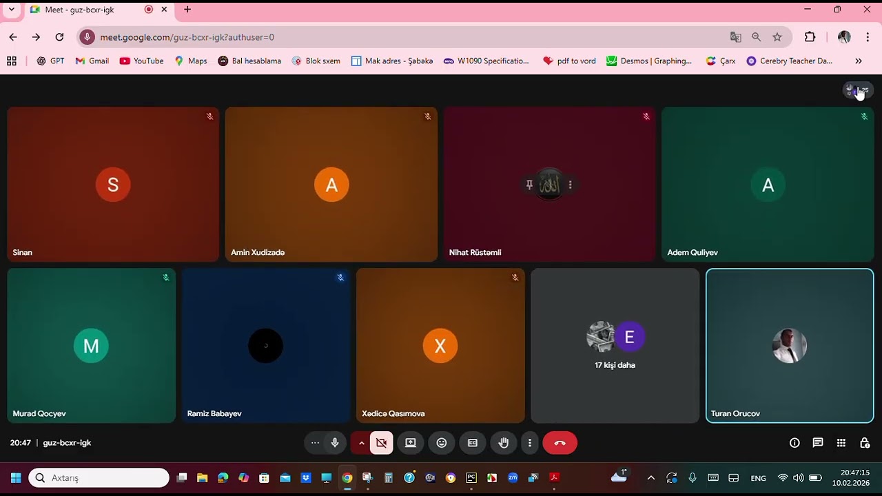 10 fevral 2026 Dərs 1