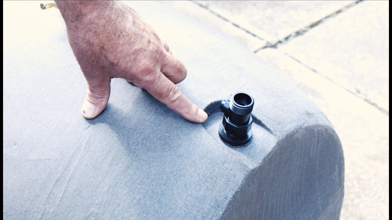 Rain Barrel Drain Valve Replacement YouTube