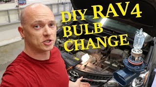 How to Change 20132018 Toyota Rav4 Headlight Bulb!
