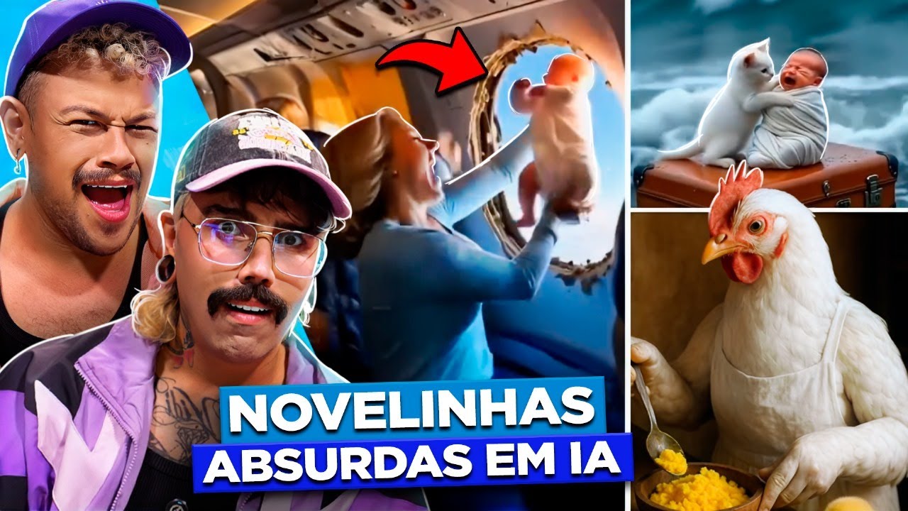 REAGINDO ÀS “NOVELINHAS” MAIS ABSURDAS EM IA | Diva Depressão