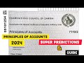 Principles of Accounts 2024 Exam|| Predictions and Study focus