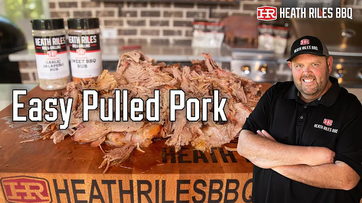 How to Make the Easiest Pulled Pork - No Trim or Injection | Heath Riles BBQ