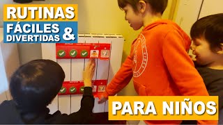 Easy Routine Chart for Children Easy Routine Chart for Children