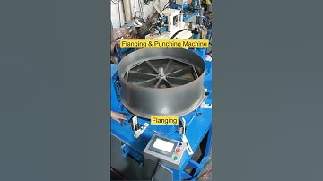 Flanging and punching machine