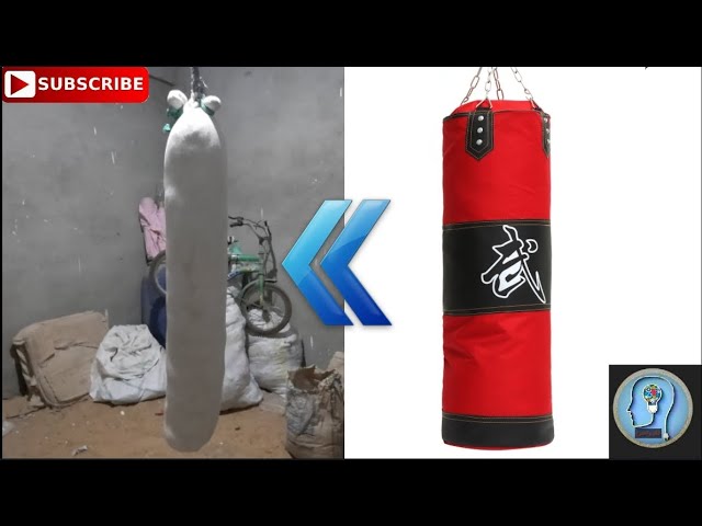 كيف تصنع كيس ملاكمة في المنزل؟| How to make a sand bag - YouTube