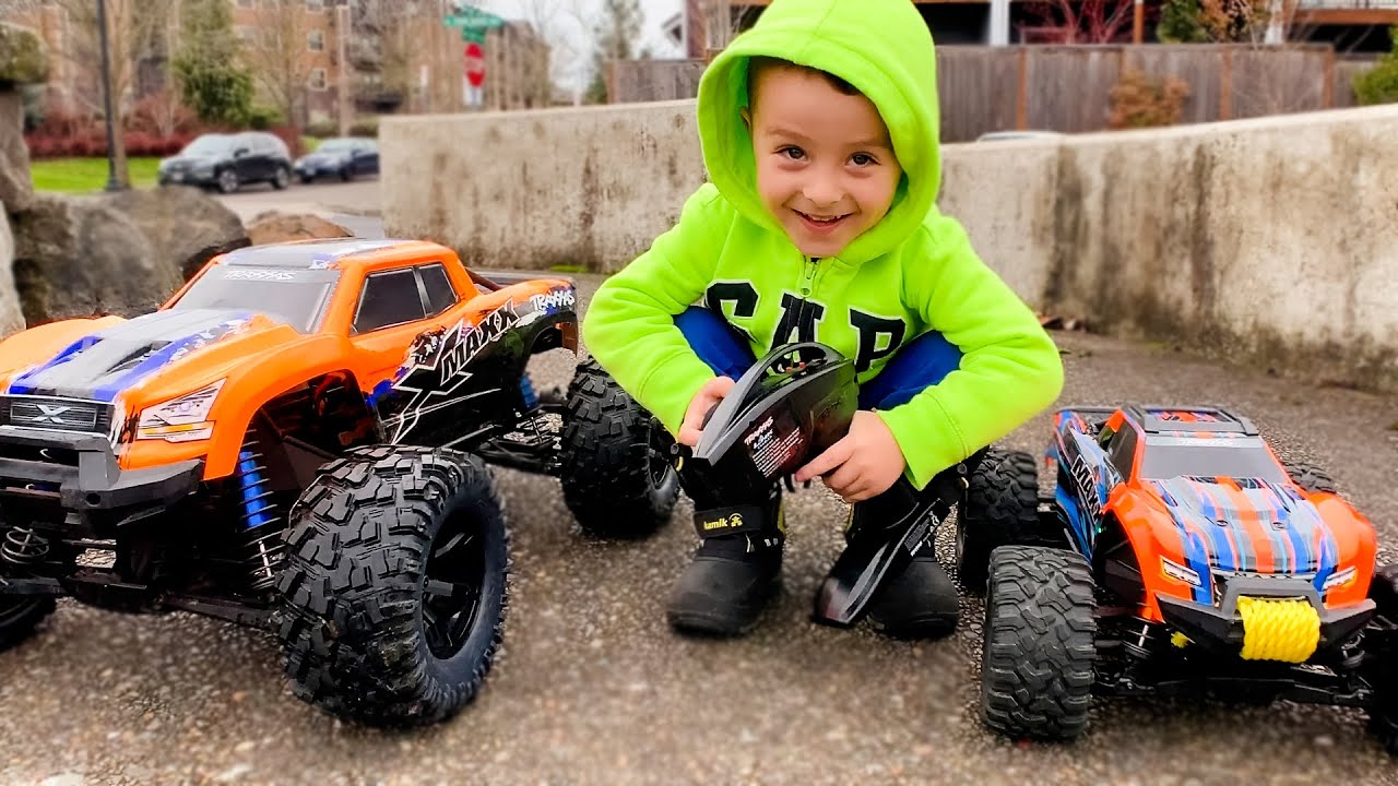 XMAXX & MAXX REMOTE CONTROL RC TRUCKS from TRAXXAS FUN PLAYTIME from