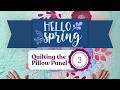 🌸 Easy Floral Free Motion Quilting Tutorial for Beginners | Hello Spring QAL Video #3