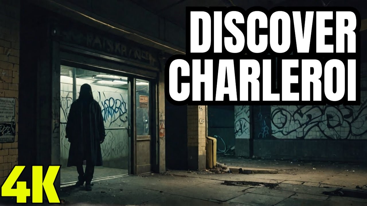 Charleroi 4k 🇧🇪 | Visiting the GHOST METRO Station