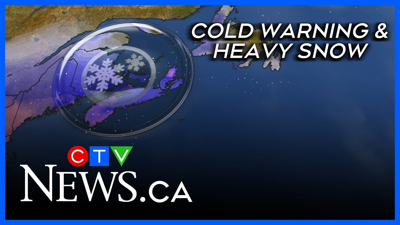 Risk of heavy snow follows a frigid weekend for the Maritimes