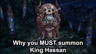 [FGO] Why you MUST SUMMON King Hassan | Fate/Grand Order Short Review!